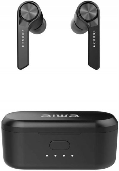  &Eacute;couteurs Aiwa ESP-350BK Bluetooth Sans Fil R&eacute;sistance &agrave; l'Eau Noir 