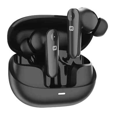 SWISSTEN &Eacute;couteurs Bluetooth &agrave; R&eacute;duction de Bruit Autonomie 35 Heures  Noir 