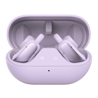 YONIS Ecouteurs Bluetooth Anc R&eacute;duction De Bruit Hifi Bt 5.4 Sans Fil Blanc Violet 2 