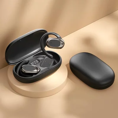 YONIS Ecouteurs Bluetooth Confortables R&eacute;duction De Bruit Son Immersif Longue Autonomie Noir 