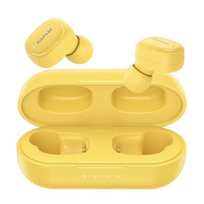 YONIS Ecouteurs Bluetooth Jaunes Sport Avec Son Immersif Et Longue Autonomie 