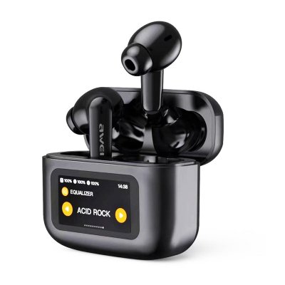 YONIS Ecouteurs Bluetooth Sans Fil Anc &Eacute;cran Tactile Led Son Spatial 4h Autonomie 
