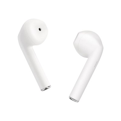 SETTY Ecouteurs Bluetooth Sans fil Bouton de Contr&ocirc;le Autonomie 12hBlanc