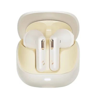 YONIS Ecouteurs Bluetooth Sans Fil R&eacute;duction De Bruit Appels Or Blanc Rose 2 