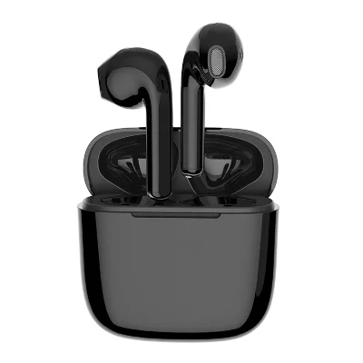 YONIS Ecouteurs Bluetooth Sans Fil Sport Avec Boitier De Charge Noir