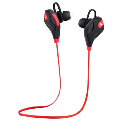 YONIS Ecouteurs Bluetooth Sans Fil St&eacute;r&eacute;o Avec Micro Et Contr&ocirc;le Vocal Pour Smartphone Rouge  