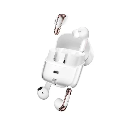 YONIS Ecouteurs Bluetooth Sans Fil St&eacute;r&eacute;o L&eacute;ger Latence Faible &Eacute;tanche Gaming Blanc 