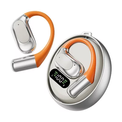 YONIS Ecouteurs Bluetooth Traduction Instantan&eacute;e Multilingue Confort Batterie Longue Dur&eacute;e Beige 2 