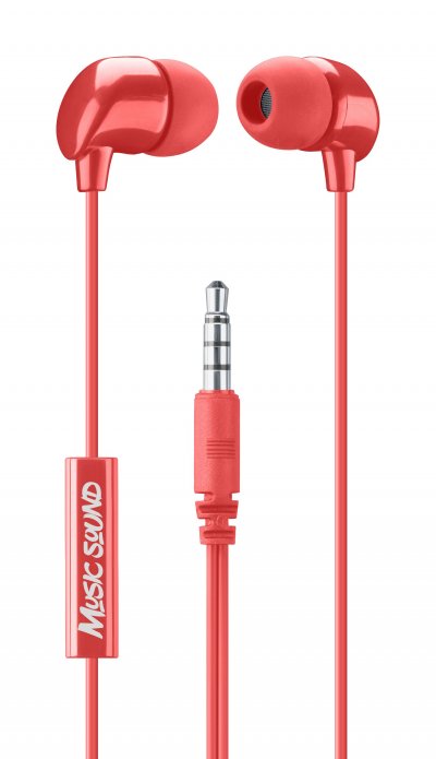 MUSIC SOUND Ecouteurs Color intra-auriculaires Jack 3.5