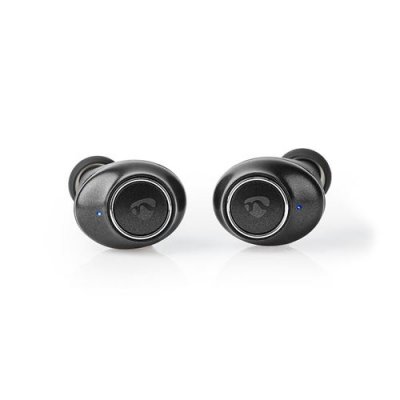 NEDIS &Eacute;couteurs enti&egrave;rement sans fil  HPBT6050BK Argent / Noir 