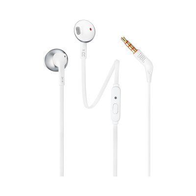 JBL Ecouteurs filaire boutons intra-auriculaires  Tune 205 Chrome 
