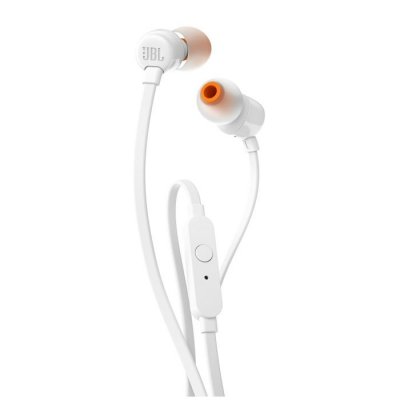 JBL Ecouteurs filaire intra-auriculaires  Tune 160 Blanc 