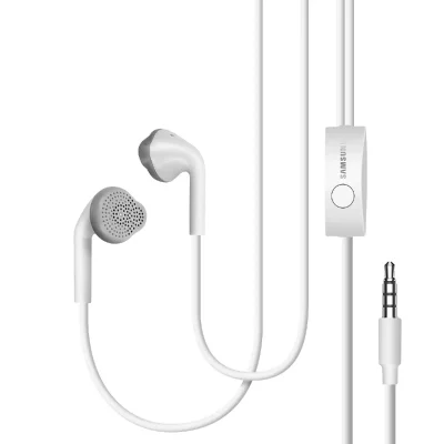 SAMSUNG Ecouteurs filaires jack 3.5mm micro et t&eacute;l&eacute;commande original  blanc