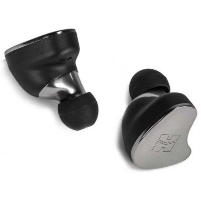 HIFIMAN Ecouteurs  TWS800 Sans Fil Bluetooth Isolation du Bruit Intra-Auriculaire M&eacute;tal Argent