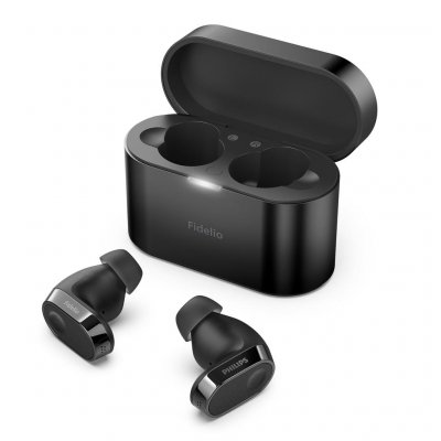 PHILIPS Ecouteurs intra auriculaire sans fil  Fidelio T2 Bluetooth Noir