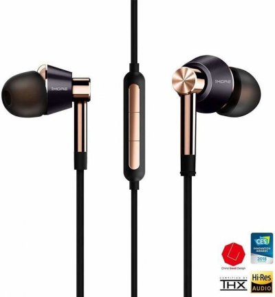 1MORE Ecouteurs Intra-Auriculaires -  - Triple Driver - 3.5mm Jack - Microphone - Contr&ocirc;le du Volume 