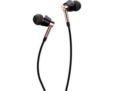 1MORE Ecouteurs intra-auriculaires E1001 Triple Driver Hi-Fi micro-casque or