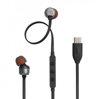 JBL Ecouteurs intra-auriculaires filaires  Tune 310C Noir