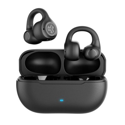 JLAB Ecouteurs intra-auriculaires sans fil Bluetooth  Flex Open Air Clip Noir 