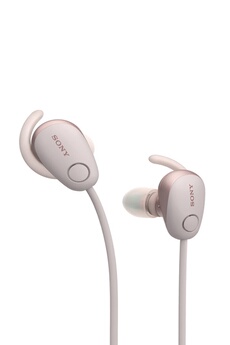 SONY Ecouteurs intra-auriculaires  Sport WI-SP600N Noir Rose
