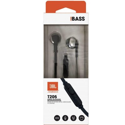 JBL Ecouteurs  Tune 205 Noir