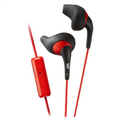 JVC Ecouteurs  HA-ENR15 Sport Gumy Noirs et Rouges 