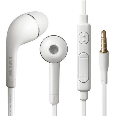 SAMSUNG Ecouteurs kit pi&eacute;ton mains libres d'origine  eo-hs3303we - blanc