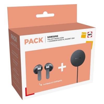 SAMSUNG Ecouteurs  Buds4 + Pad charge &agrave; induction 25W