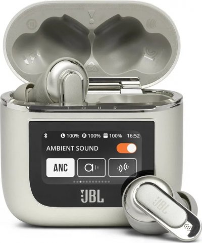 JBL Ecouteurs sans fil Bluetooth  Tour Pro 2 avec r&eacute;duction de bruit Dor&eacute;