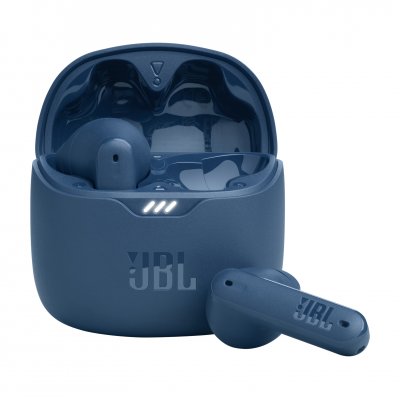 JBL Ecouteurs sans fil Bluetooth  Tune Flex &agrave; r&eacute;duction du bruit Bleu 