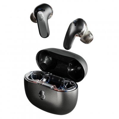 SKULLCANDY Ecouteurs sans fil Bluetooth  Rail ANC &agrave; r&eacute;duction de bruit Noir