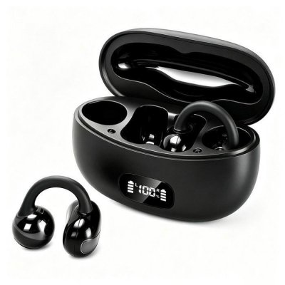 CHATELEC Ecouteurs sans fil Bluetooth YXG-20 Ouverts Clip Oreille Noir