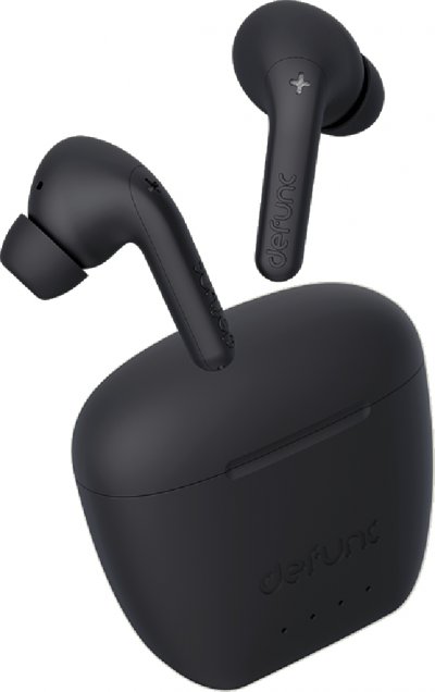 DEFUNC Ecouteurs Sans Fil Intra-auriculaires Autonomie 30h True Audio Noir