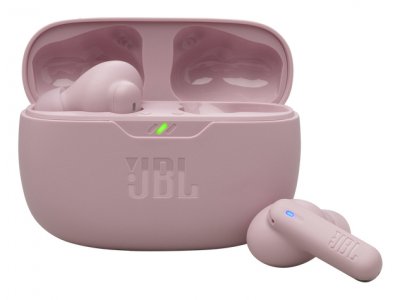 JBL &Eacute;couteurs sans fil  Wave Beam 2 &agrave; r&eacute;duction de bruit, Rose - Bluetooth