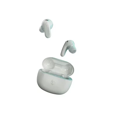 SKULLCANDY Ecouteurs sans fil  Rail ANC Bluetooth avec r&eacute;duction active du bruit Blanc 