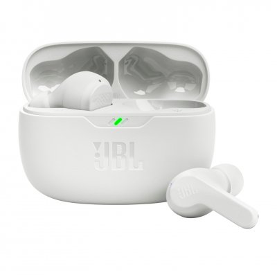 JBL Ecouteurs sans fil True Wireless  Wave Beam Blanc 