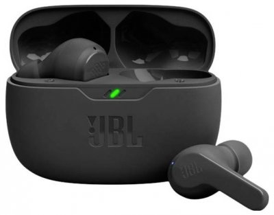 JBL Ecouteurs sans fil True Wireless  Wave Beam Noir 