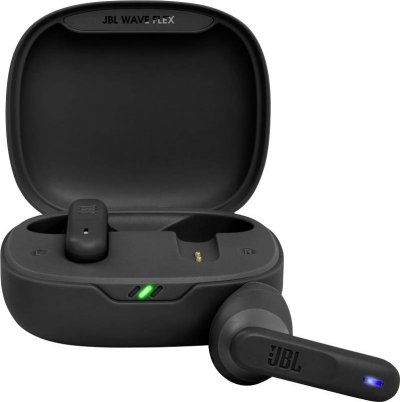 JBL Ecouteurs sans fil True Wireless  Wave Flex Noir