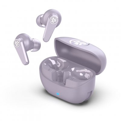 JLAB Ecouteurs sans fil True Wireless  Go Pods avec r&eacute;duction active du bruit Lilas 