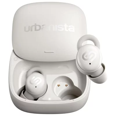 URBANISTA Ecouteurs sans Fil TWS S&eacute;rie Porto Bluetooth 5.4 IPX4 Blanc
