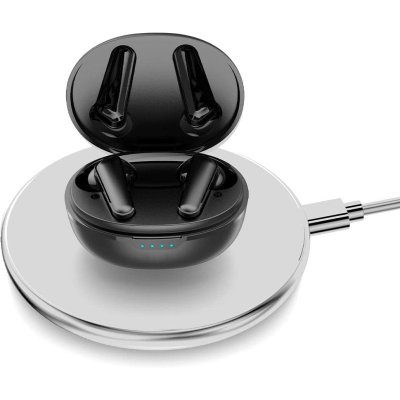 PRIXTON Ecouteurs sans fil TWS158 Noir - Bluetooth 5.0 - ENC+ANC