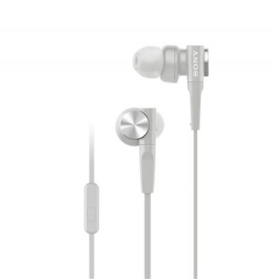 SONY Ecouteurs  MDRXB55 Blanc Extra Bass
