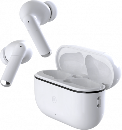 FORCE PLAY Ecouteurs True Wireless ANC+ENC  III Blanc - Garanti &agrave; vie  