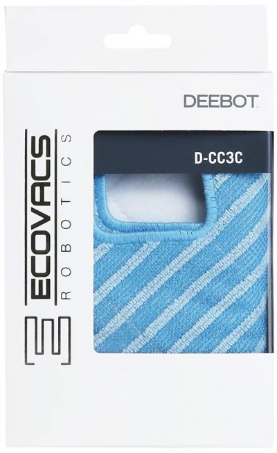 ECOVACS  D-CC3C - Chiffon nettoyant - pour robot aspirateur (pack de 3)