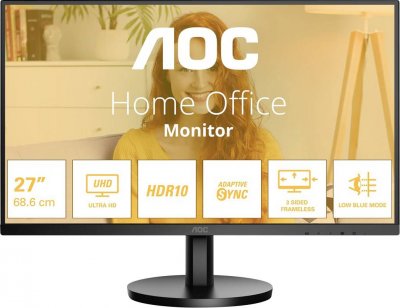 AOC &Eacute;cran 27""  B3 U27B3M - 4K HDMI/DisplayPort