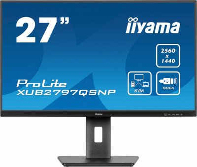 IIYAMA &Eacute;cran 27""  ProLite XUB2797QSNP-B1 - HDMI/DisplayPort/USB-C