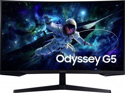 SAMSUNG ECRAN 32''  Gaming NOIR Odyssey G55C VA Incurv&eacute; 1000R 2560x1440 300cd/m