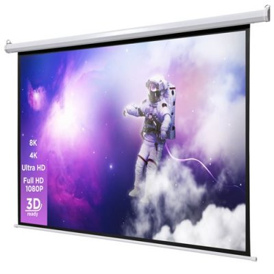 CELEXON Ecran de projection motoris&eacute; basic 240 x 240 cm