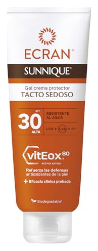 ECRAN  -  Sunnique Gel Crema Tacto Seda Spf30 Cr&eacute;me solaire 250 ml