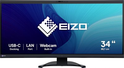 EIZO &Eacute;cran Incurv&eacute; 34,1""  FlexScan EV3450XC - Noir - HDMI/DisplayPort/USB-C